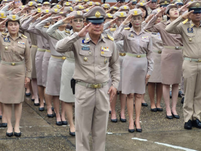สหกรณ์จังหวัดนครพนม ร่วมกิจกรรมเคารพธงชาติและร้องเพลงชาติไทย พารามิเตอร์รูปภาพ 1